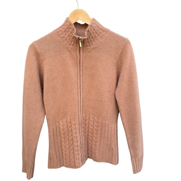 Vtg ALPS Womens Lamdswool Angora Sweater Womens Cardigan Cottagecore  Luxury S - Picture 2 of 16